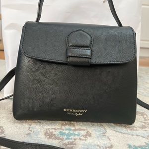 Authentic BURBERRY Derby Calfskin House Check Small Camberley Black.